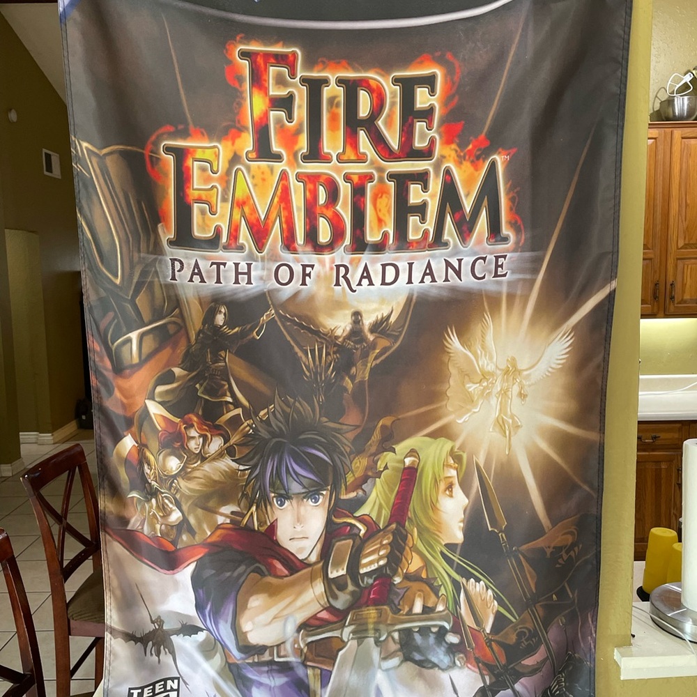 Fire Emblem: Path of Radiance 5ft Flag Nintendo Gamecube 2005 Banner Poster NGC